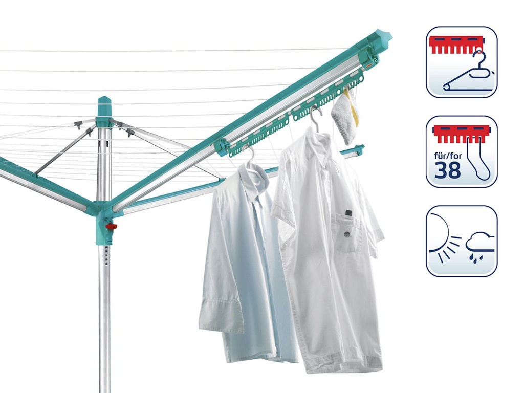 Leifheit Easyclip Wäschehalter für Linomatic-Wäschespinnen – Galeriebild 5, Artikelnummer 17564