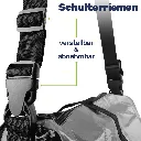 Tarpaulin-Fahrradtasche grau – Galeriebild 1, Artikelnummer 18365