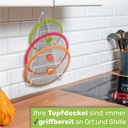 Topfdeckelhalter Deckelhalter Deckel Aufbewahrung für 6 Deckel – Galeriebild 6, Artikelnummer 12266