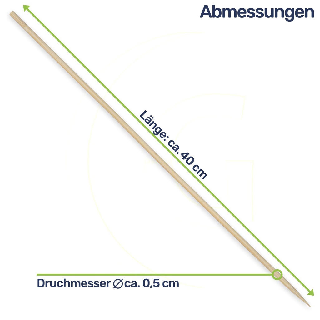 Bambus Splittstäbe 40 cm – Pflanzstäbe Rankhilfe für Garten & Topf – Galeriebild 6, Artikelnummer 18027