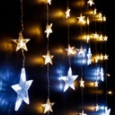 138 LED Sternen Lichtervorhang Weihnachtsdeko – Galeriebild 2, Artikelnummer 15959