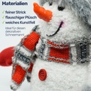 Schneemann LED Figur 28 cm Weihnachtsdeko batteriebetrieben Kunststoff – Galeriebild 2, Artikelnummer 8170