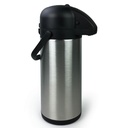 Edelstahl Airport Pumpkanne Thermoskanne Fassungsvermögen 3 Liter – Galeriebild 2, Artikelnummer 17216