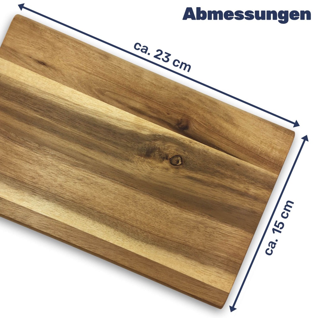 Frühstücksbretter Brettchen Holzbrettchen aus Akazienholz – Galeriebild 4, Artikelnummer 17258
