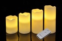 4er LED Kerzen flammenlos mit Fernbedienung – Galeriebild 2, Artikelnummer 8701