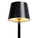 LED Tischlampe schwarz mit Touch Schalter Akku USB warmweiß 3 Modi – Galeriebild 3, Artikelnummer 18295