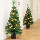 2er LED Weihnachtsbaum & Kranz Set – Galeriebild 2, Artikelnummer 15965