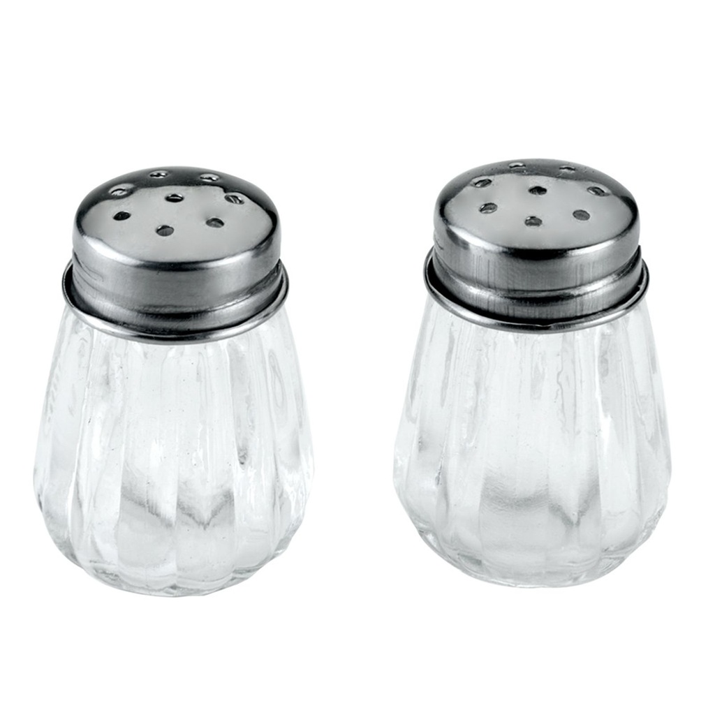 2er Set Mini Salz- und Pfefferstreuer Salzstreuer Streuer Glas – Galeriebild 1, Artikelnummer 12647