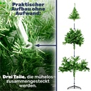 Künstlicher Weihnachtsbaum 210 cm grün mit Metallständer 1000 Zweigen – Galeriebild 5, Artikelnummer 8123