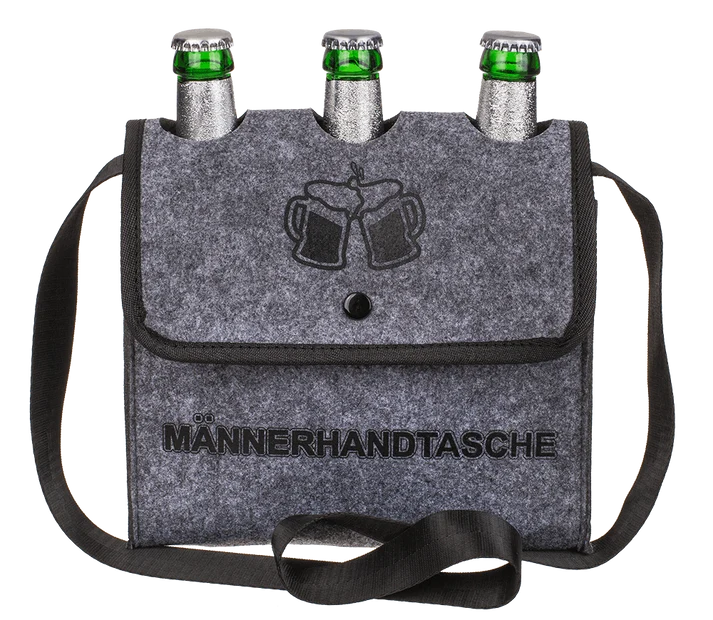 Graue Umhängetasche, Männerhandtasche, Artikelnummer 18403