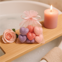 Badeherzen 10 Stück mit Rosenduft sprudelnd 4-farbig sortiert – Galeriebild 3, Artikelnummer 18306