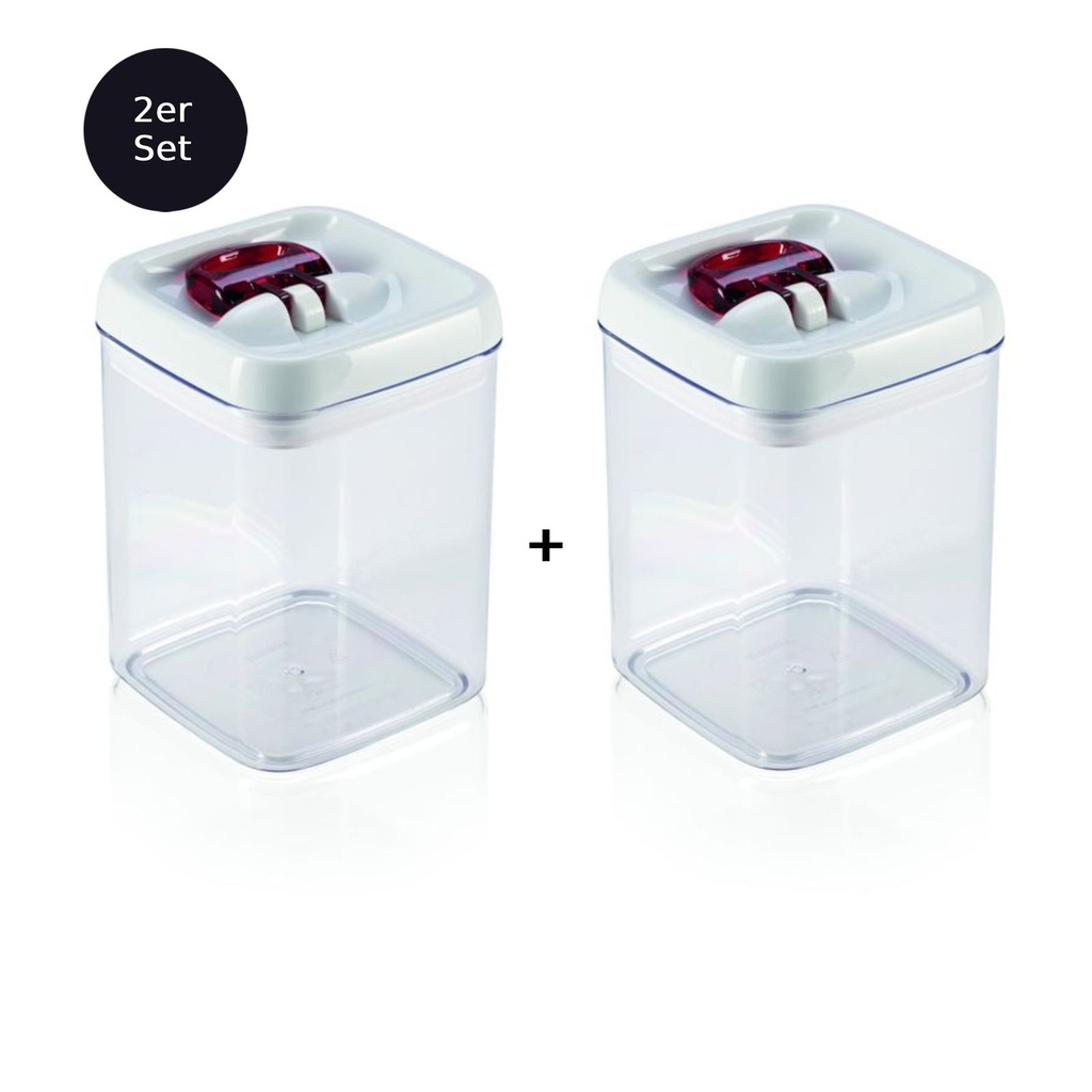 LEIFHEIT Vorratsdose Aromaverschluss 2x 1,6L Set
