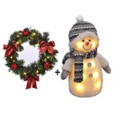Beleuchteter Türkranz Lichterkranz Weihnachtsdekoration & Deko – Galeriebild 1, Artikelnummer 13012