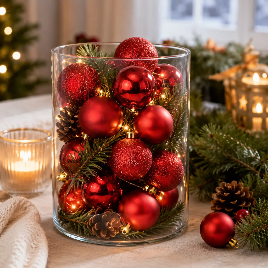 20er Weihnachtsbaum Kugeln Kunststoff – Galeriebild 1