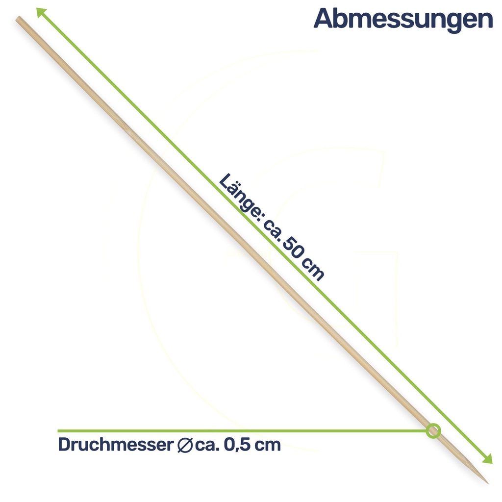 Bambus Splittstäbe 50 cm – Pflanzstäbe Rankhilfe für Garten & Topf – Galeriebild 6, Artikelnummer 18032