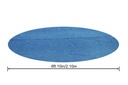 Bestway Solarabdeckplane Ø244cm Pool Wärmeplane – Galeriebild 1, Artikelnummer 15630
