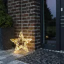 Metall Stern mit 800 warm weißen LEDs ca. 52 x 8 x 50 cm – Galeriebild 1, Artikelnummer 18522