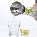 Wasserkaraffe Karaffe Wasserflasche Saftkrug Glaskaraffe Glaskanne 1L – Galeriebild 3, Artikelnummer 8833