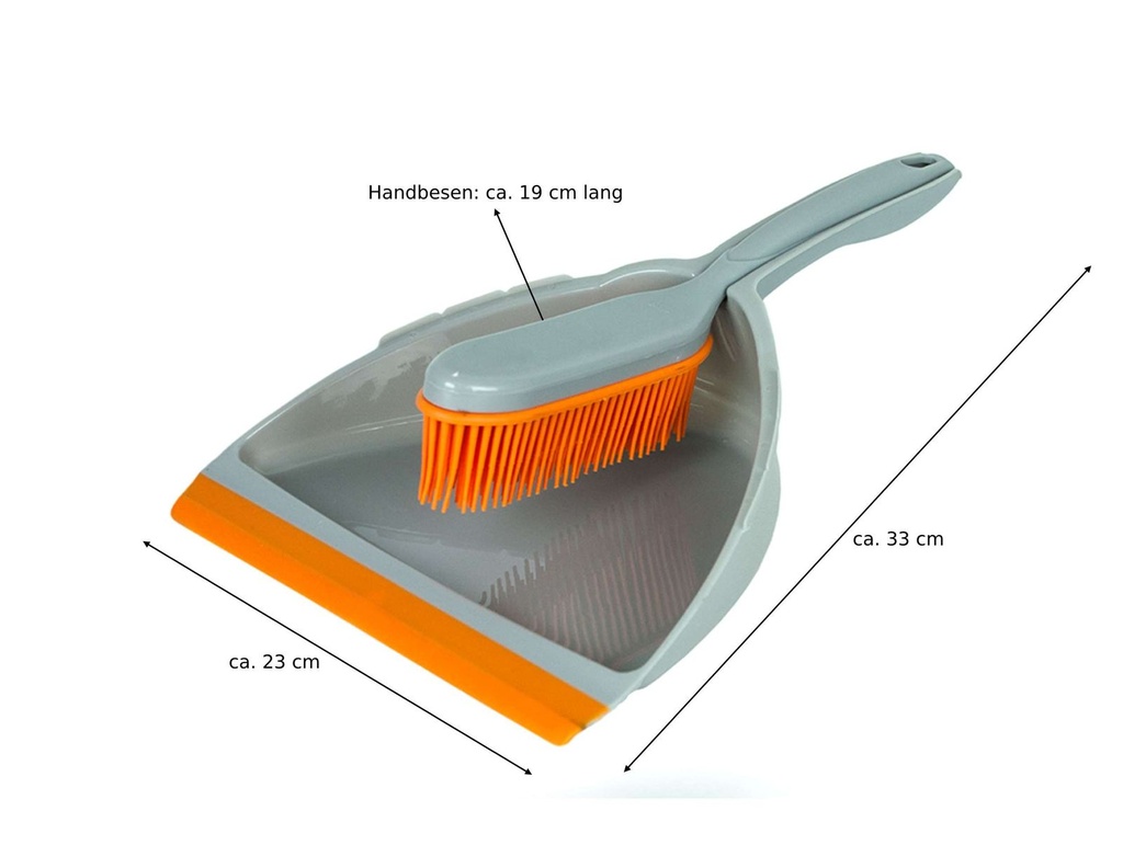 3-teilig - Gummibesen Set mit Handbesen – Galeriebild 1, Artikelnummer 2275