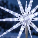 LED Gartenstecker Polar Stern mit Timer – Für Innen und Außen – Galeriebild 2, Artikelnummer 17554