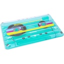 Bestway Luftmatratze Retro Beats Poolmatratze 174x117 cm