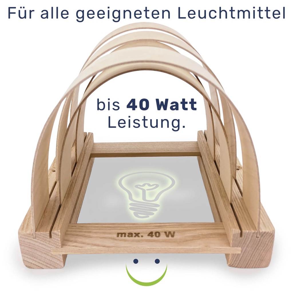 Sauna Lampenschirm Holzblendschirm L200xB195xH165mm – Galeriebild 4, Artikelnummer 1511
