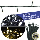 200 LED Lichterkette dimmbar 7m – Galeriebild 1, Artikelnummer 8445