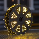 1000 LED Lichter auf Kunststoffrad für den Aussengebrauch, warmweiß, Artikelnummer 18520