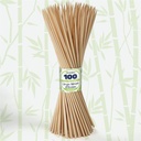 Bambus Splittstäbe 50 cm – Pflanzstäbe Rankhilfe für Garten & Topf