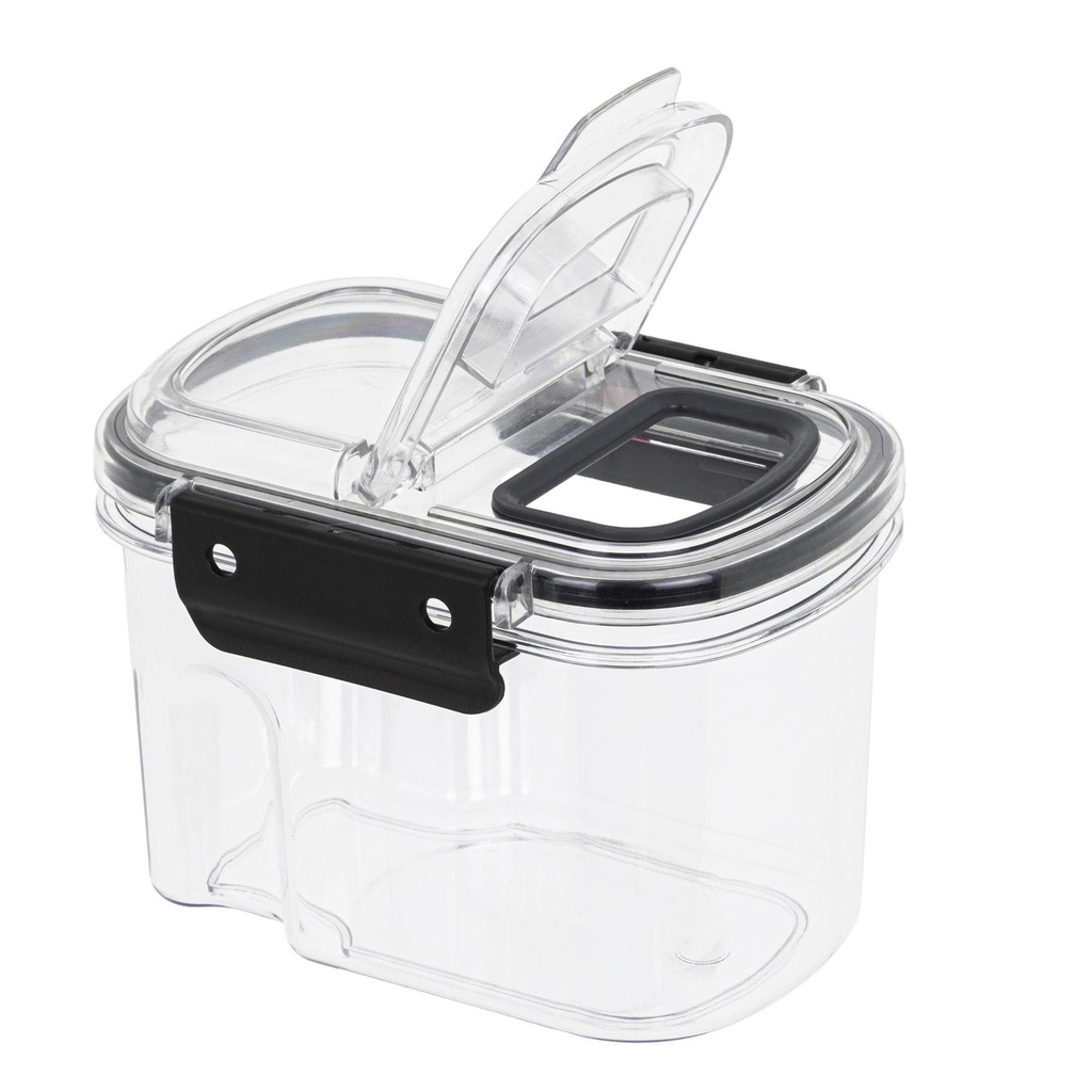 Streudose Vorratsdose Kunststoff 700 ml transparent mit Deckel – Galeriebild 2, Artikelnummer 18142