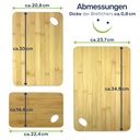 3er Set Bambusbretter Schneidebretter Brettchen – Galeriebild 6, Artikelnummer 17282