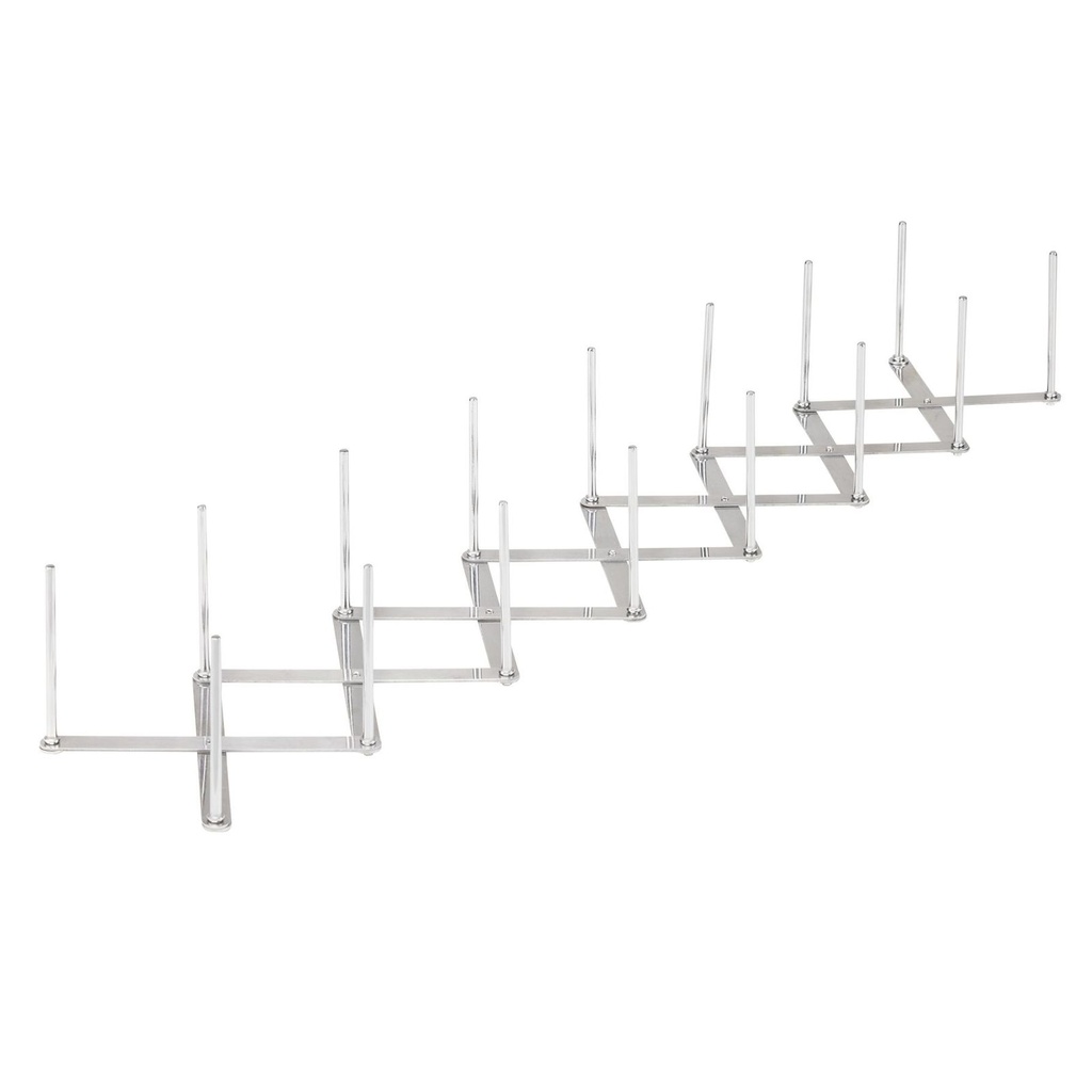 Ausziehbarer Topfdeckelhalter aus Edelstahl 9,5–80cm – Galeriebild 3, Artikelnummer 18111
