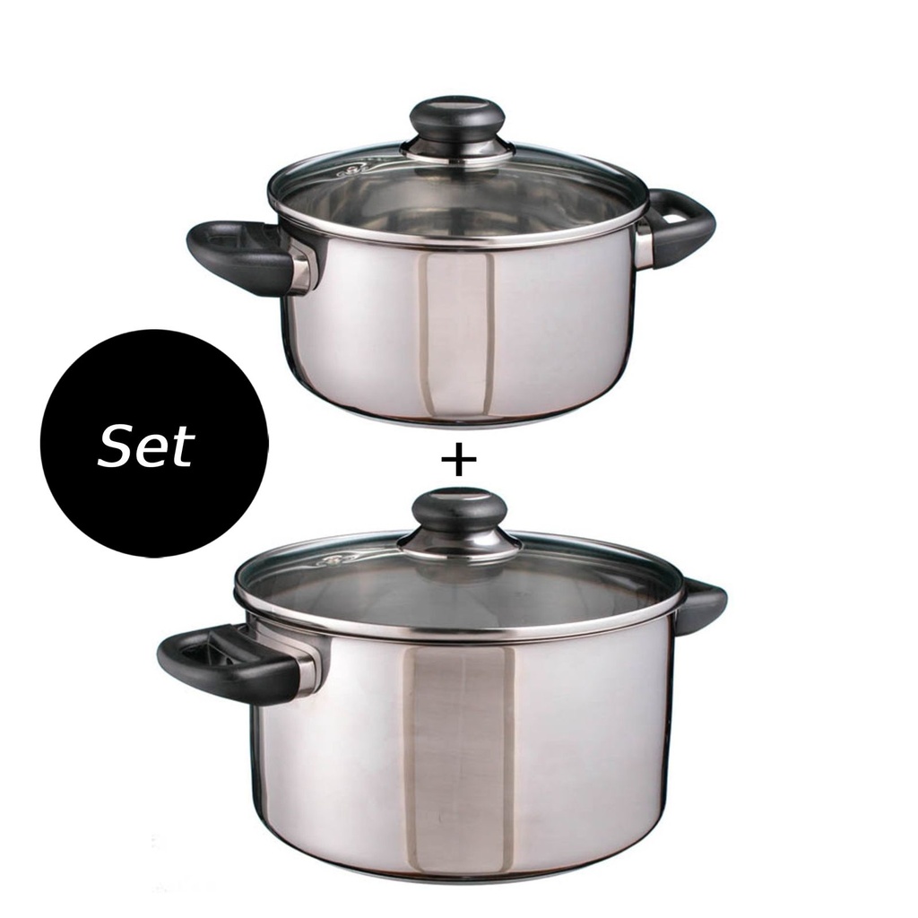 Edelstahl Kochtopf "Sylt" Set – Galeriebild 1, Artikelnummer 14240