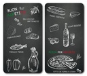 Multi-Glasschneideplatte 2er Pack, Glas: Ristorante