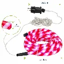 LED Lichterschlauch 6m, flexibel formbar rot / weiss – Galeriebild 2, Artikelnummer 18519