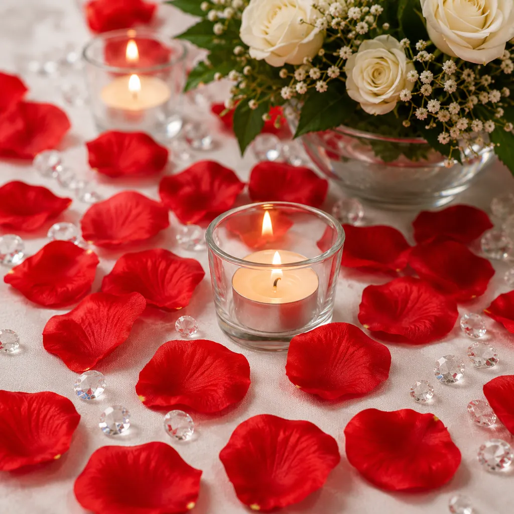 1000 Rosenblätter Rosenblüten Rosen Blütenblätter Valentinstag Deko – Galeriebild 1, Artikelnummer 3062