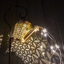 LED Solar Giesskanne Gartenlichterkette, Metall – Galeriebild 4, Artikelnummer 16204