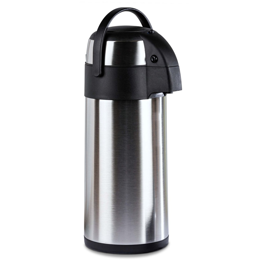 Edelstahl Airport Pumpkanne, 5 Liter- doppelwandig, auslaufsicher – Galeriebild 3, Artikelnummer 10106