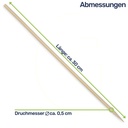 Bambus Splittstäbe 30 cm – Pflanzstäbe Rankhilfe für Garten & Topf – Galeriebild 6, Artikelnummer 18022