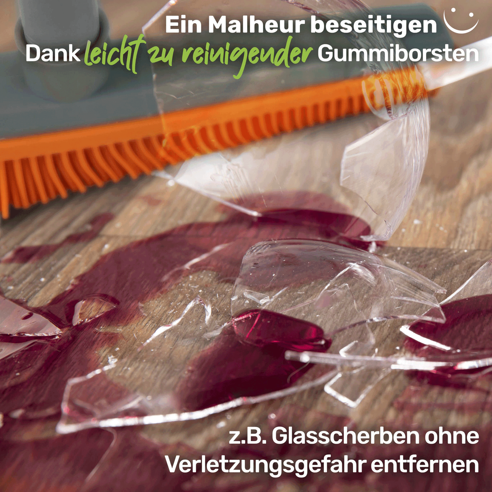 Gummibesen mit Teleskopstiel und Wasserabziehkante Kunststoff – Galeriebild 4, Artikelnummer 2330