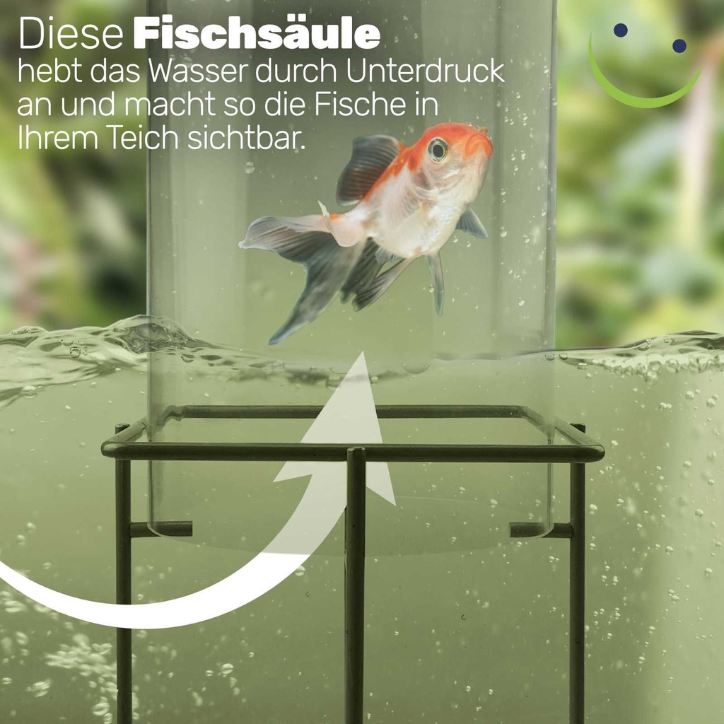 Fischsäule für den Gartenteich Fischturm 67,5 cm Teichsäule Fischrohr​ – Galeriebild 1, Artikelnummer 17286