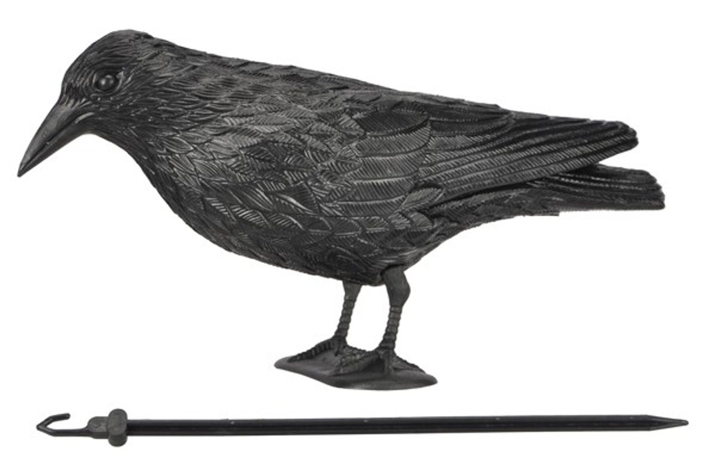 Garten Deko Gartendeko Taubenschreck Ornament Rabe mit Aufhänger – Galeriebild 1, Artikelnummer 2816