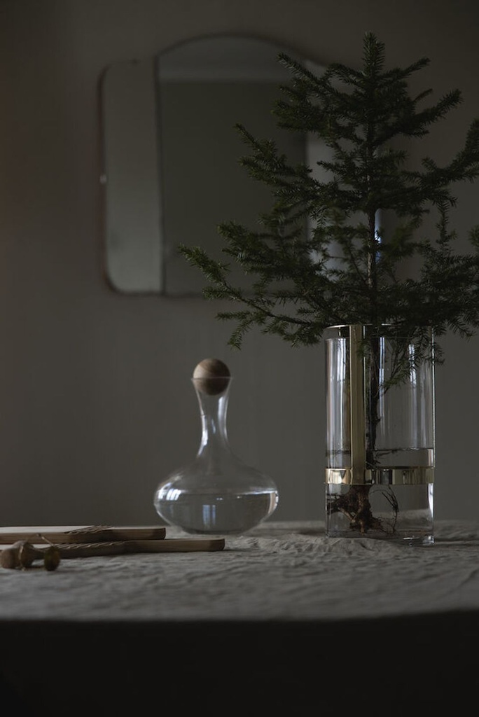 Elegante Glas Karaffe mit Eichenholzstopfen – 2 Liter – Galeriebild 4, Artikelnummer 17547