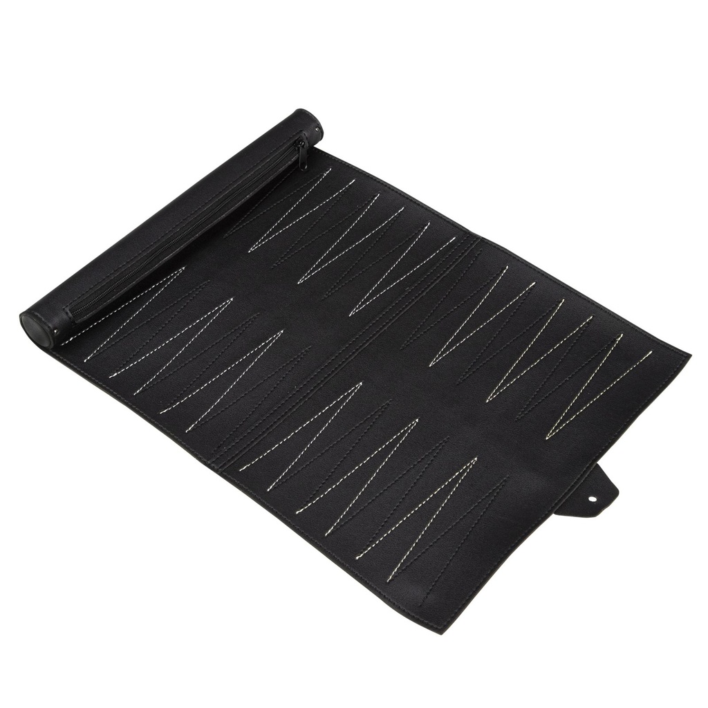 Reise-Backgammon Brettspiel mit Tasche – Galeriebild 2, Artikelnummer 16337