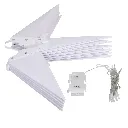 LED Weihnachtsstern weiß - für den Außengebrauch, ca. Ø 56 cm – Galeriebild 1, Artikelnummer 18507