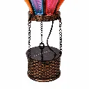 Solar Heißluftballon 56 cm mit 30 Flame LEDs mehrfarbig – Galeriebild 1, Artikelnummer 18495