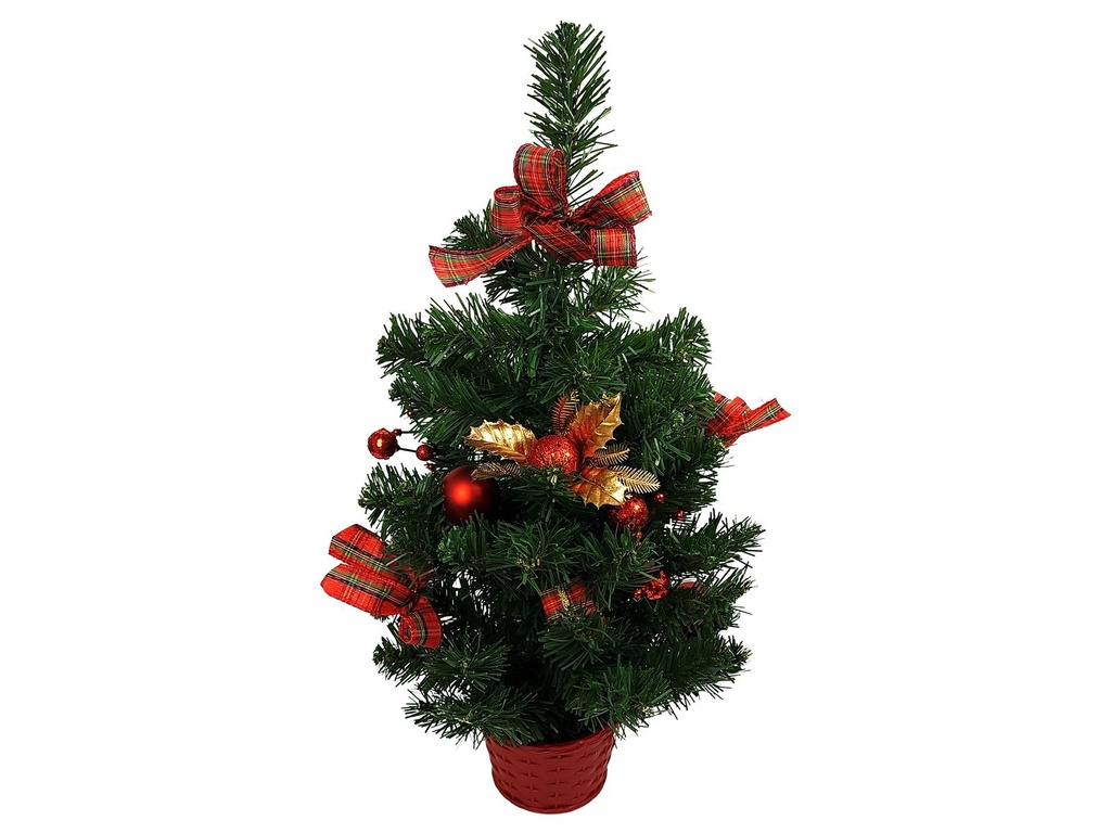 Geschmückter Weihnachtsbaum 50cm – Galeriebild 1, Artikelnummer 16041
