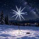 LED Gartenstecker Polar Stern mit Timer – Für Innen und Außen – Galeriebild 2, Artikelnummer 17554