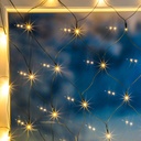 160 LED Lichternetz warmweiß 320x150 cm – Galeriebild 2, Artikelnummer 7404