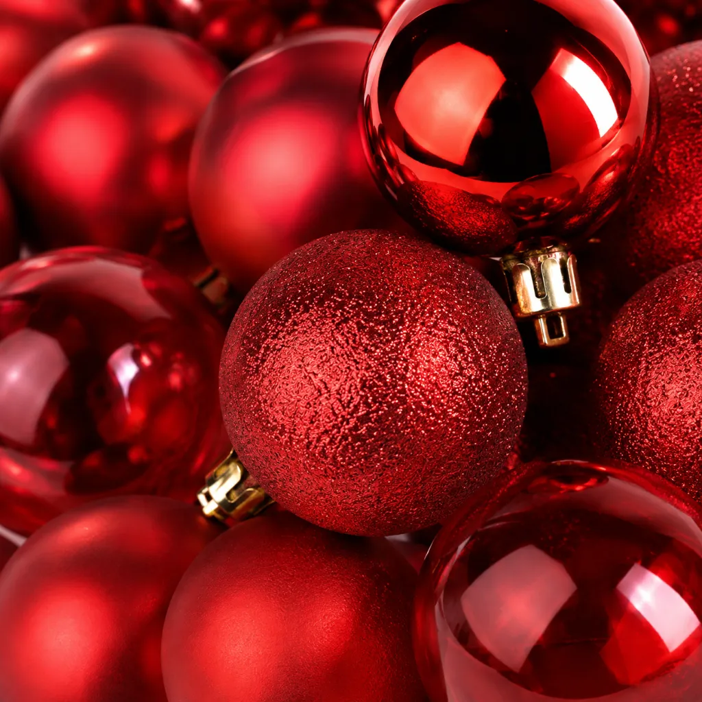 20er Weihnachtsbaum Kugeln Kunststoff – Galeriebild 1
